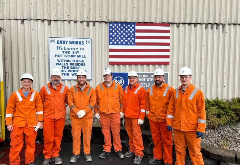 Image of Quality Team at Gary Indiana USS Plant.